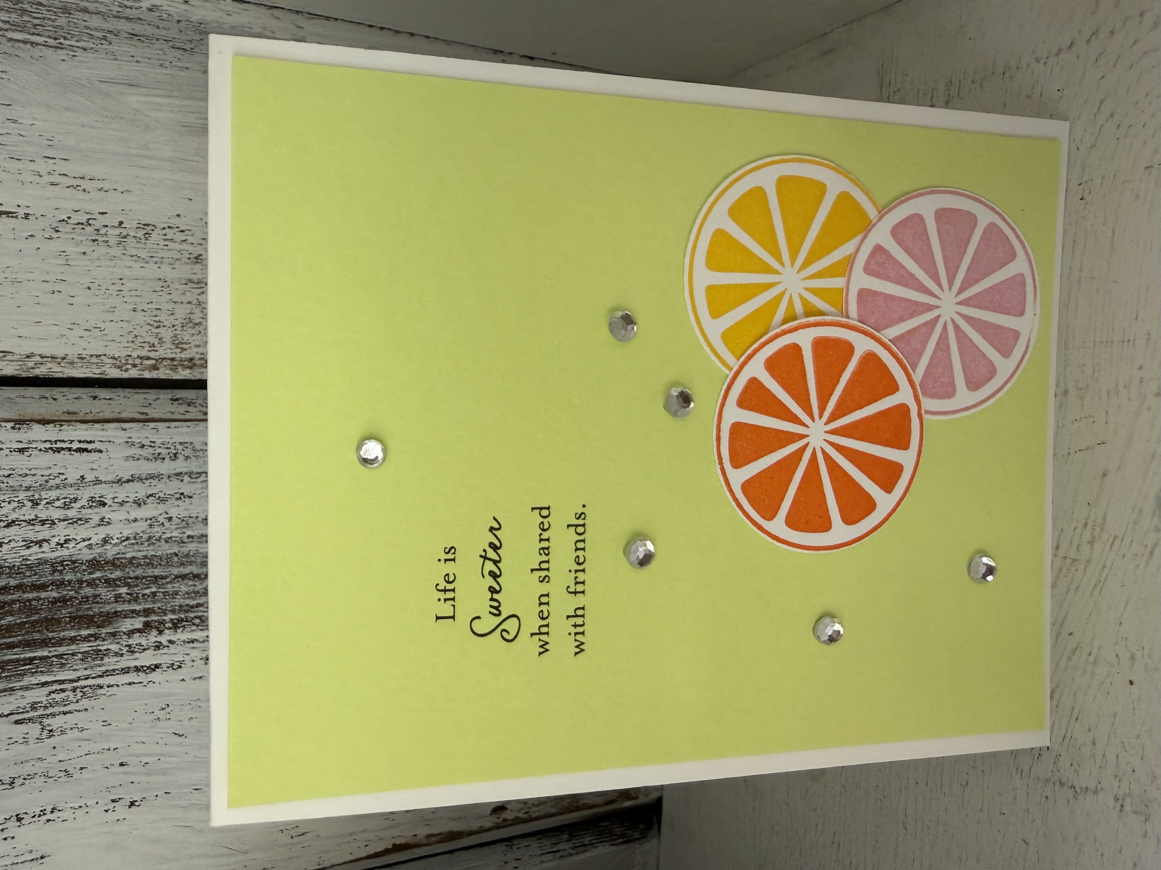 Fruity Fun card example